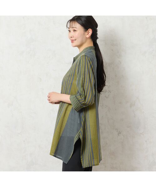missel / ミゼール シャツ・ブラウス | 【洗える・綿100%】ビッグストライプシャツ | 詳細2