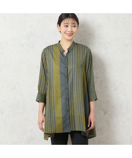 missel / ミゼール シャツ・ブラウス | 【洗える・綿100%】ビッグストライプシャツ | 詳細3