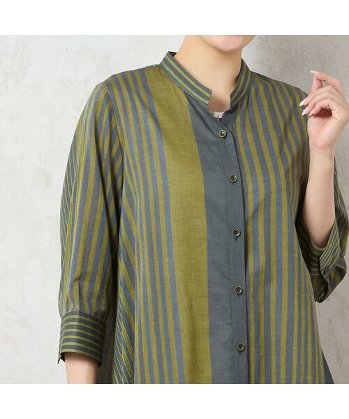 missel / ミゼール シャツ・ブラウス | 【洗える・綿100%】ビッグストライプシャツ | 詳細4