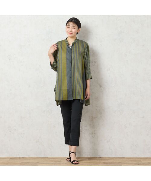 missel / ミゼール シャツ・ブラウス | 【洗える・綿100%】ビッグストライプシャツ | 詳細7