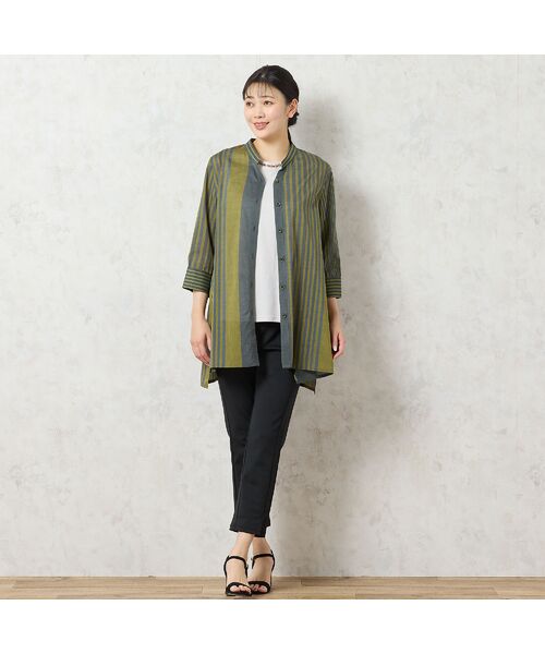 missel / ミゼール シャツ・ブラウス | 【洗える・綿100%】ビッグストライプシャツ | 詳細8