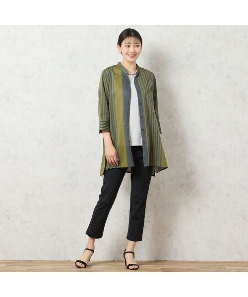 missel / ミゼール シャツ・ブラウス | 【洗える・綿100%】ビッグストライプシャツ | 詳細9