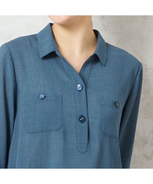 missel / ミゼール シャツ・ブラウス | 【洗える・接触冷感】スキッパーブラウス | 詳細4