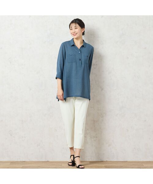 missel / ミゼール シャツ・ブラウス | 【洗える・接触冷感】スキッパーブラウス | 詳細8