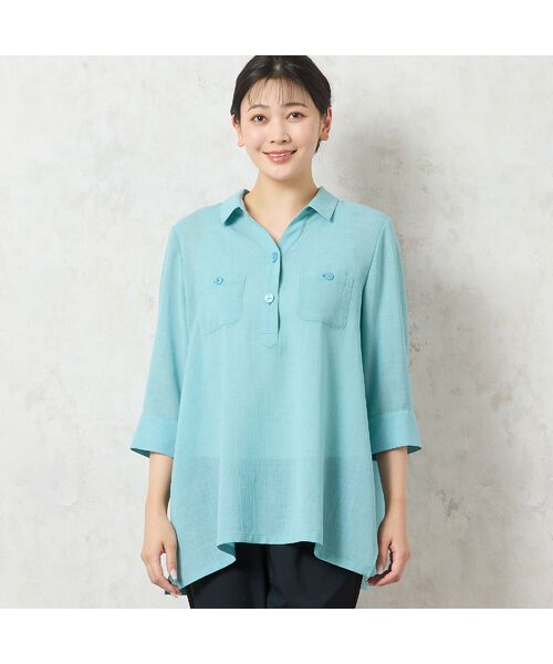 missel / ミゼール シャツ・ブラウス | 【洗える・接触冷感】スキッパーブラウス | 詳細9