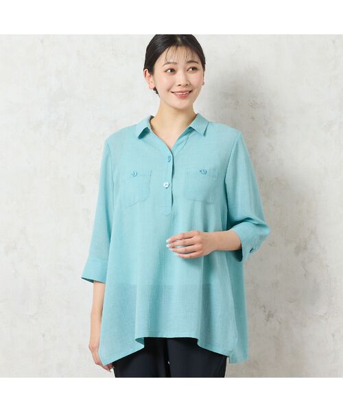 missel / ミゼール シャツ・ブラウス | 【洗える・接触冷感】スキッパーブラウス | 詳細12