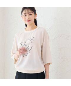 missel / ミゼール カットソー | 【洗える】フェイスプリントプルオーバー