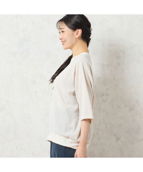 missel / ミゼール カットソー | 【洗える】フェイスプリントプルオーバー | 詳細3