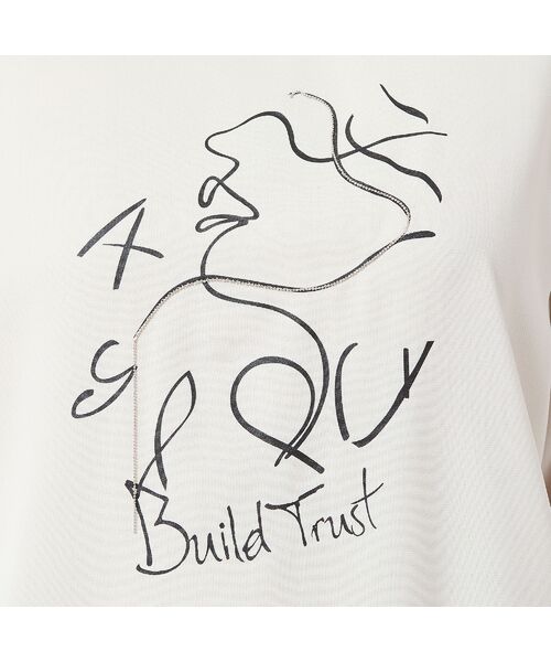 missel / ミゼール カットソー | 【洗える】フェイスプリントプルオーバー | 詳細4