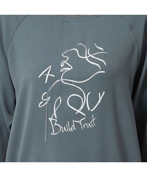 missel / ミゼール カットソー | 【洗える】フェイスプリントプルオーバー | 詳細14