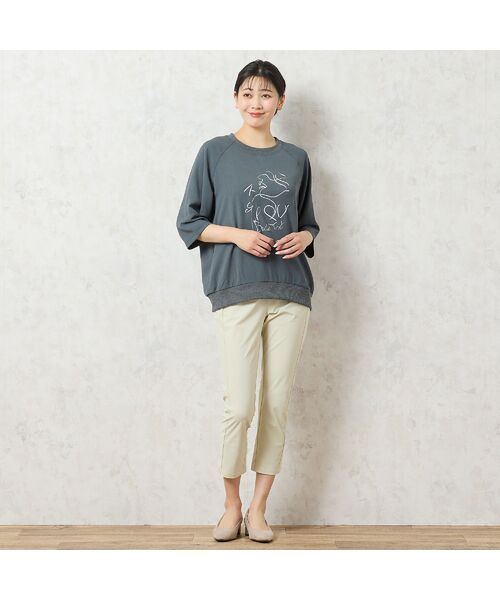 missel / ミゼール カットソー | 【洗える】フェイスプリントプルオーバー | 詳細18