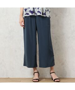 missel / ミゼール ショート・ハーフ・半端丈パンツ | 【洗える・接触冷感】Soalon裾ボタンワイドパンツ