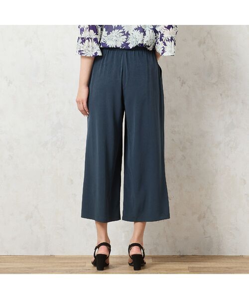 missel / ミゼール ショート・ハーフ・半端丈パンツ | 【洗える・接触冷感】Soalon裾ボタンワイドパンツ | 詳細2