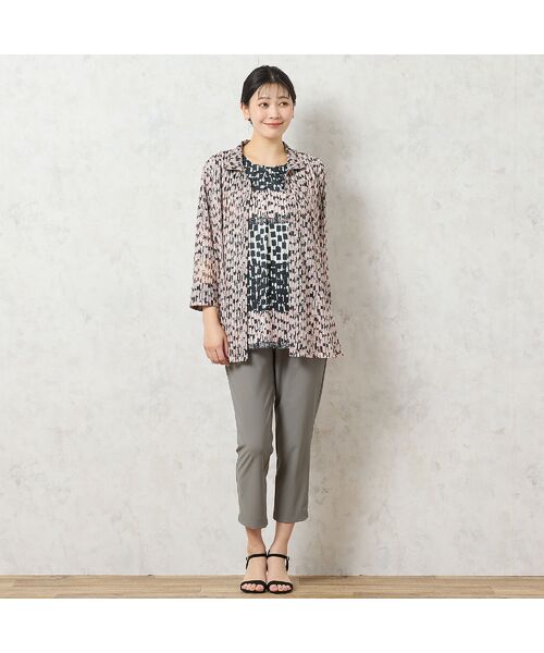 missel / ミゼール カットソー | 【洗える・アンサンブル可能】幾何柄Tシャツ | 詳細6