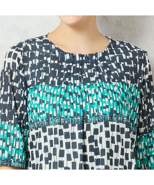 missel / ミゼール カットソー | 【洗える・アンサンブル可能】幾何柄Tシャツ | 詳細10