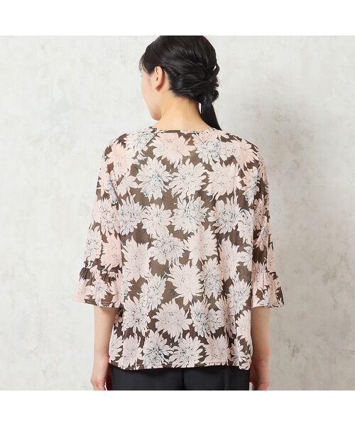 missel / ミゼール シャツ・ブラウス | 【洗える・日本製】花柄チュールブラウス | 詳細1