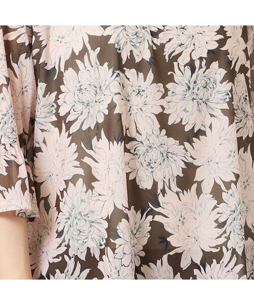 missel / ミゼール シャツ・ブラウス | 【洗える・日本製】花柄チュールブラウス | 詳細4