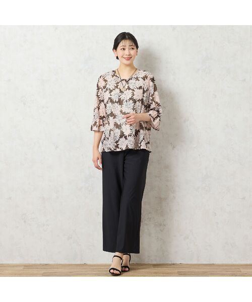 missel / ミゼール シャツ・ブラウス | 【洗える・日本製】花柄チュールブラウス | 詳細6