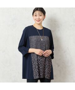 missel / ミゼール カットソー | 【洗える・3L/4Lサイズあり】ドットプリーツチュニック