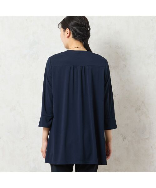 missel / ミゼール カットソー | 【洗える・3L/4Lサイズあり】ドットプリーツチュニック | 詳細1