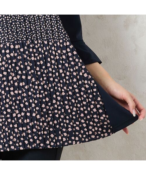 missel / ミゼール カットソー | 【洗える・3L/4Lサイズあり】ドットプリーツチュニック | 詳細4