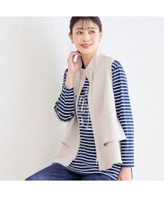 missel / ミゼール ベスト | 【洗える】フリルデザインベスト