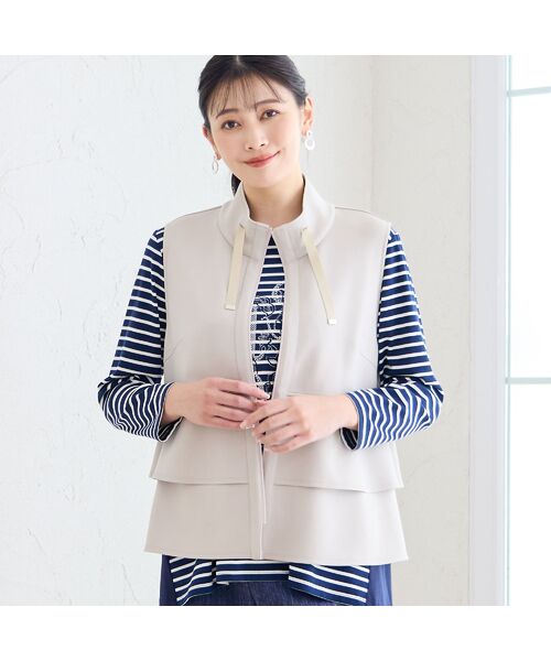 missel / ミゼール ベスト | 【洗える】フリルデザインベスト | 詳細2