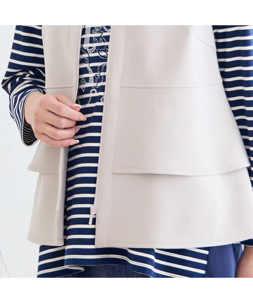 missel / ミゼール ベスト | 【洗える】フリルデザインベスト | 詳細3