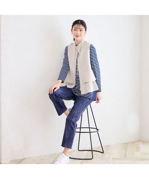 missel / ミゼール ベスト | 【洗える】フリルデザインベスト | 詳細4