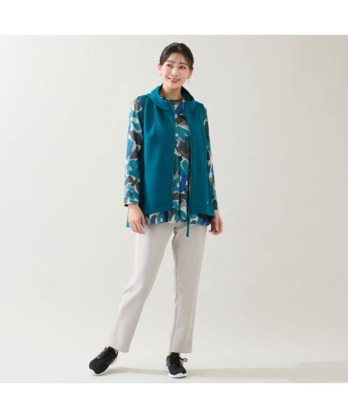 missel / ミゼール ベスト | バックタフタ ジップアップベスト | 詳細14