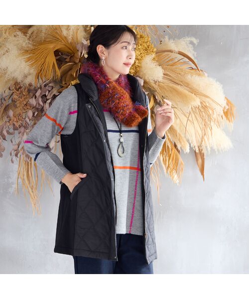 missel / ミゼール ベスト | 【3L/4Lサイズあり】キルティングベスト | 詳細9