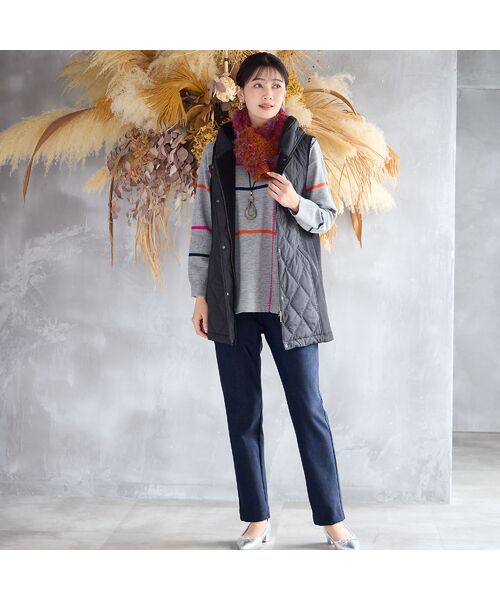 missel / ミゼール ベスト | 【3L/4Lサイズあり】キルティングベスト | 詳細12