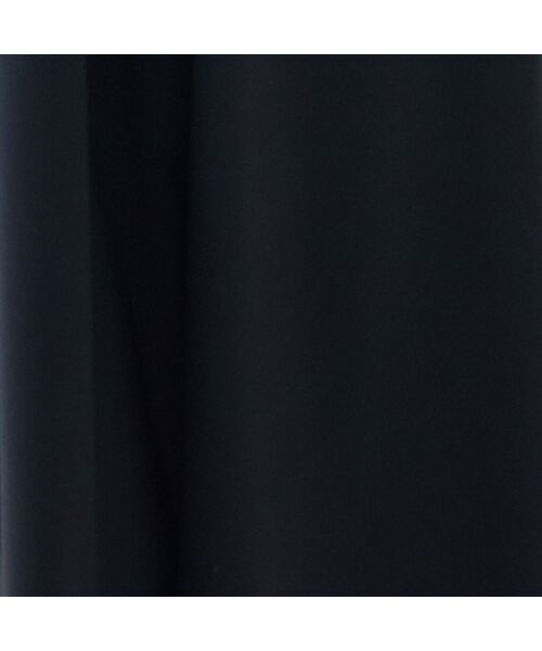 missel / ミゼール ミニ丈・ひざ丈ワンピース | 【洗える・3L/4Lサイズあり】漆黒 袖シフォンワンピース | 詳細4