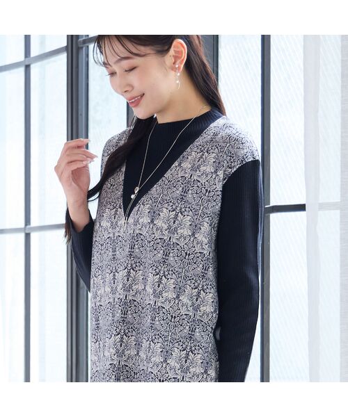 missel / ミゼール ミニ丈・ひざ丈ワンピース | 【3L/4Lサイズあり】V&A 兄弟うさぎ ワンピース | 詳細1