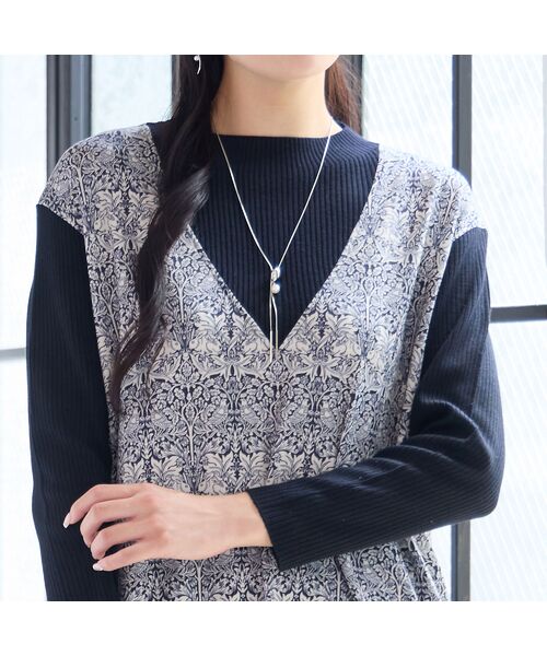 missel / ミゼール ミニ丈・ひざ丈ワンピース | 【3L/4Lサイズあり】V&A 兄弟うさぎ ワンピース | 詳細2