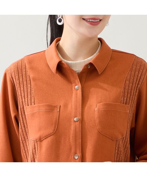 missel / ミゼール シャツ・ブラウス | 【洗える】リブ使いシャツ | 詳細3