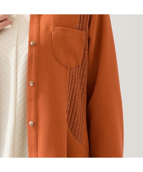 missel / ミゼール シャツ・ブラウス | 【洗える】リブ使いシャツ | 詳細4