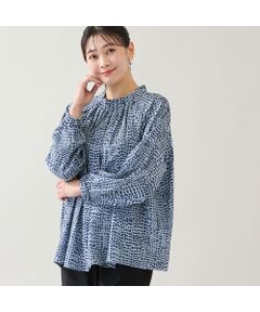missel / ミゼール シャツ・ブラウス | 【洗える】ドット柄ギャザーブラウス