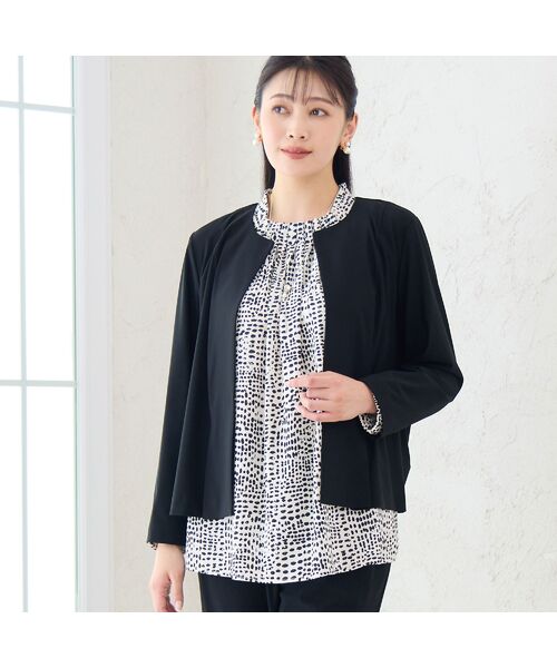 missel / ミゼール シャツ・ブラウス | 【洗える】ドット柄ギャザーブラウス | 詳細5