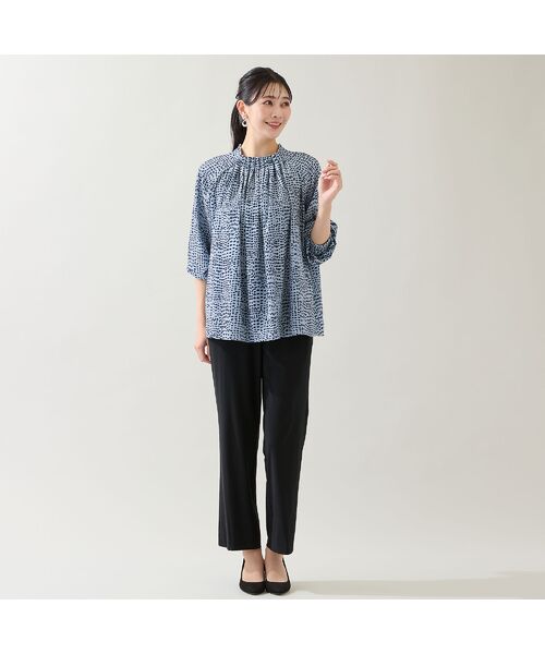 missel / ミゼール シャツ・ブラウス | 【洗える】ドット柄ギャザーブラウス | 詳細16