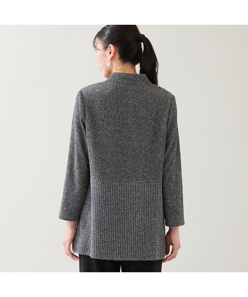 missel / ミゼール その他アウター | 【3L/4Lサイズあり】ツイードニットジャケット | 詳細2