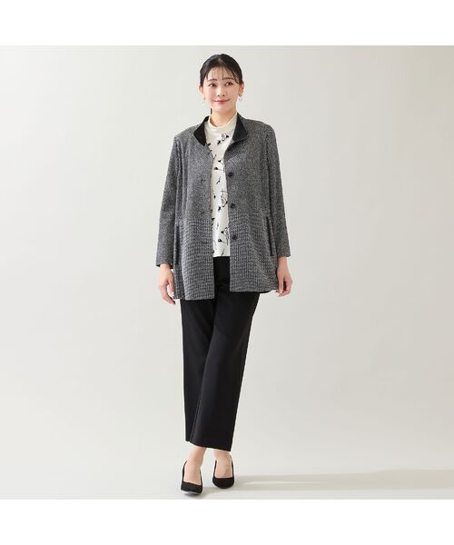 missel / ミゼール その他アウター | 【3L/4Lサイズあり】ツイードニットジャケット | 詳細6