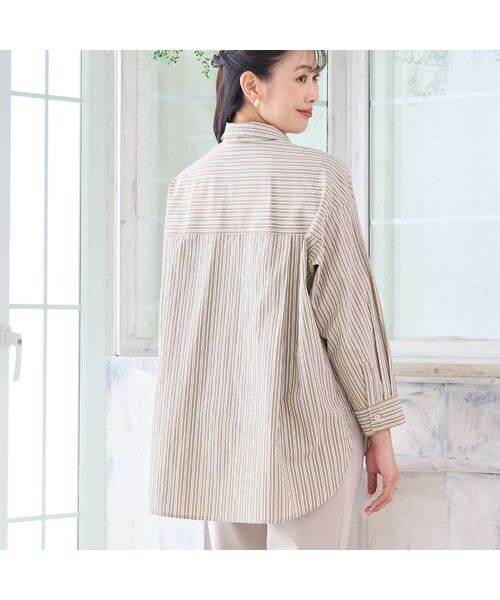 missel / ミゼール シャツ・ブラウス | 【洗える】カラーストライプシャツ | 詳細1