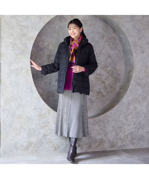 missel / ミゼール ミニ・ひざ丈スカート | 【セットアップ可・3L/4Lサイズあり】千鳥柄スカート | 詳細16