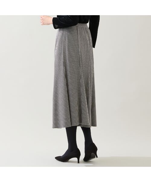 missel / ミゼール ミニ・ひざ丈スカート | 【セットアップ可・3L/4Lサイズあり】千鳥柄スカート | 詳細3