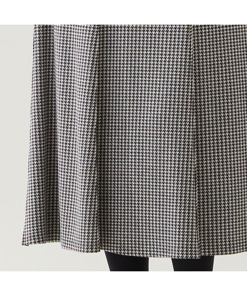 missel / ミゼール ミニ・ひざ丈スカート | 【セットアップ可・3L/4Lサイズあり】千鳥柄スカート | 詳細5