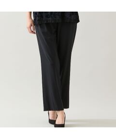 missel / ミゼール その他パンツ | 【洗える・セットアップ可能・3L/4Lサイズあり】漆黒ストレートパンツ