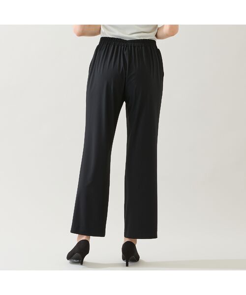 missel / ミゼール その他パンツ | 【洗える・セットアップ可能・3L/4Lサイズあり】漆黒ストレートパンツ | 詳細2