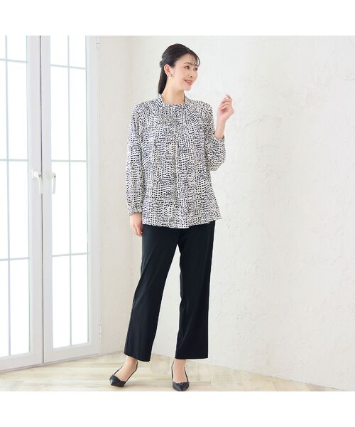 missel / ミゼール その他パンツ | 【洗える・セットアップ可能・3L/4Lサイズあり】漆黒ストレートパンツ | 詳細9