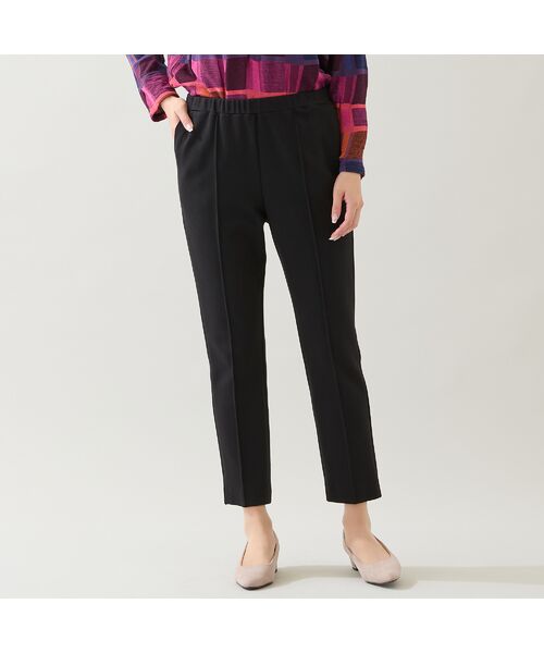 missel / ミゼール その他パンツ | 【保温性・洗える・3L/4Lサイズあり】ピンタックストレートパンツ | 詳細8